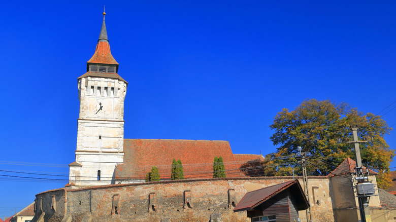 Rotbav fortress church bell tower, Romania