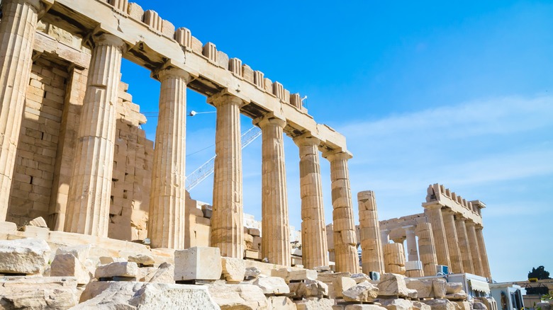 The Parthenon in Athens, Greece