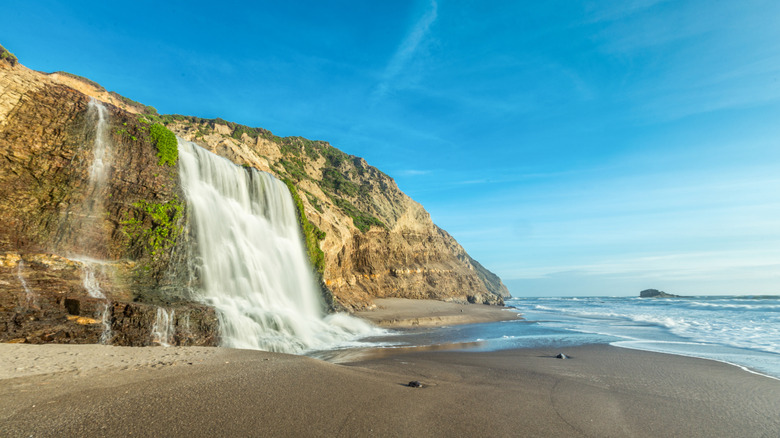 Point Reyes National Seashore waterfall