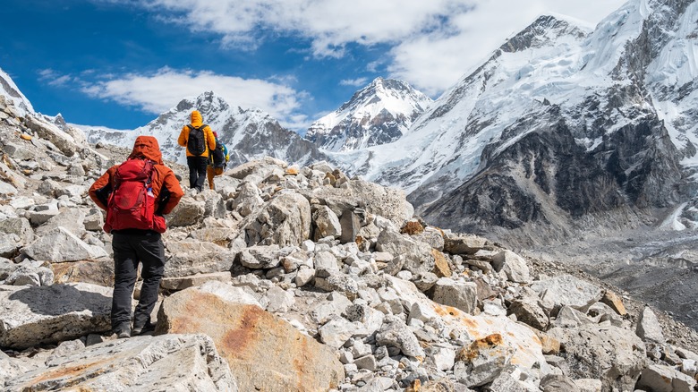 Hiking toward Mt. Everest