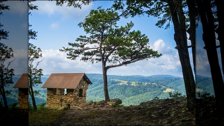 A mountain in Lost River, West Virginia 