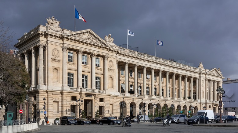 Exterior view of the Hôtel de Crillon Paris