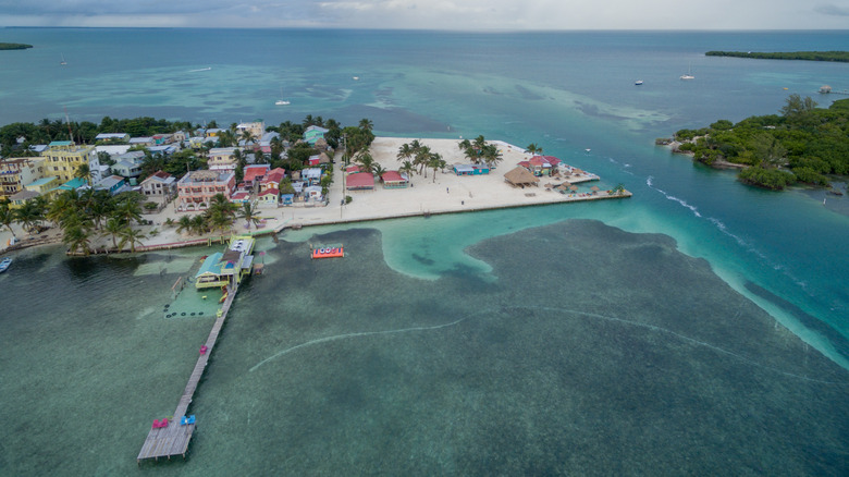 The split at Caye Caulker