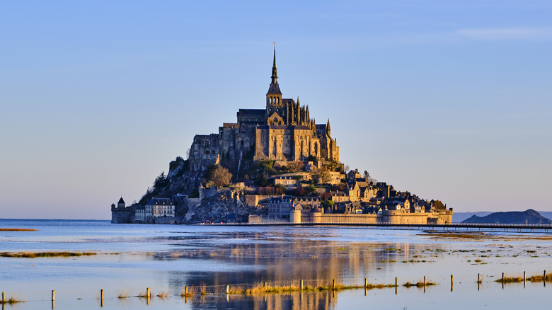 Mont-Saint Michel at sunset