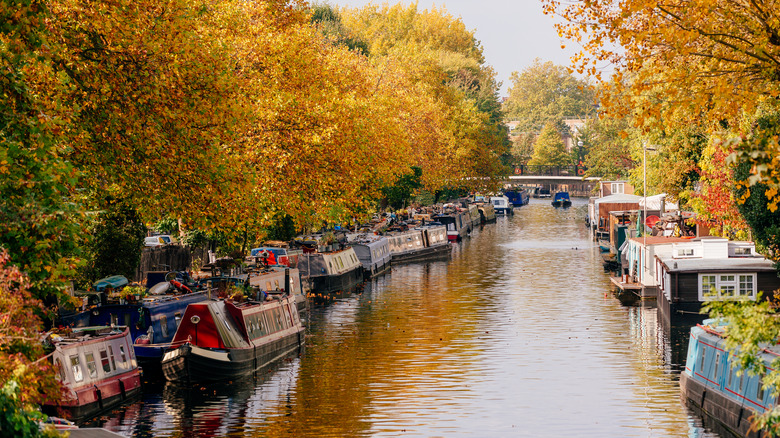 Houseboats on canal