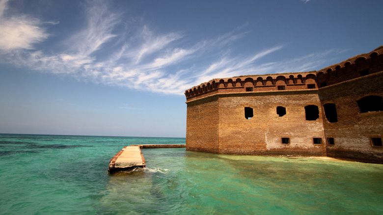 Dry Tortugas National Park fort in Florida