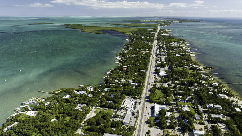 Islamorada aerial view