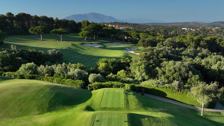 Scenic terrain at Real Club Valderrama in Spain