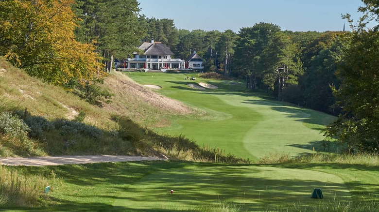 Course and clubhouse at Holland's Royal Hague Golf & Country Club