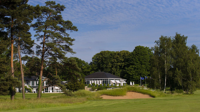 Clubhouse at Saint-Germain Golf Course in France