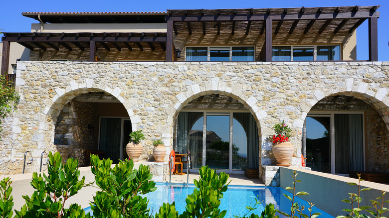 Westin Resort villa with private pool, at Costa Navarino