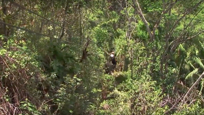 Jaguar Paw Outpost zipline, Belize