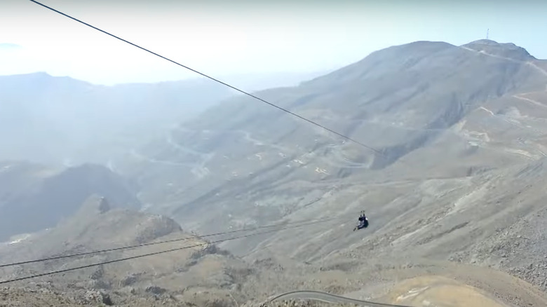 Jais Flight zipline in UAE