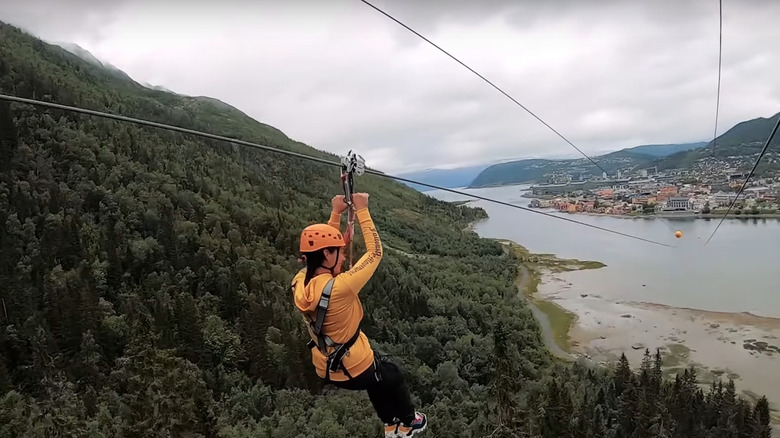 Mosjøen Zipline in central Norway