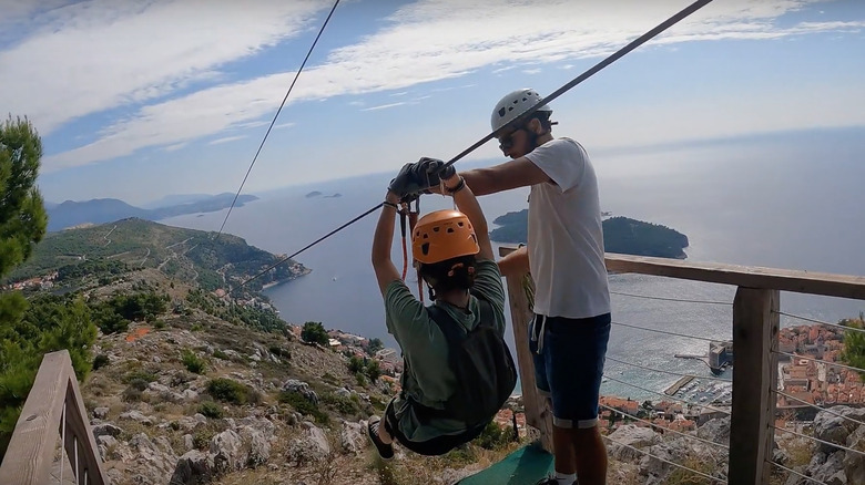 Panorama Zipline in Dubrovnik, Croatia