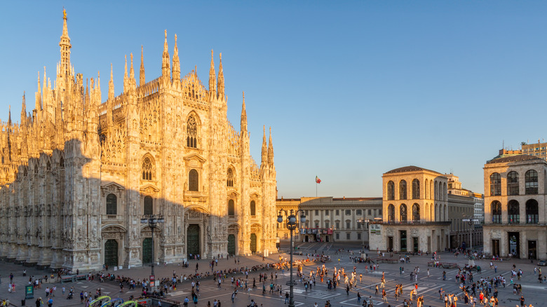 MIlan Cathedral at sunset