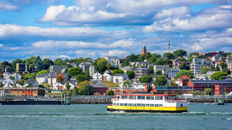 boat in Portland maine