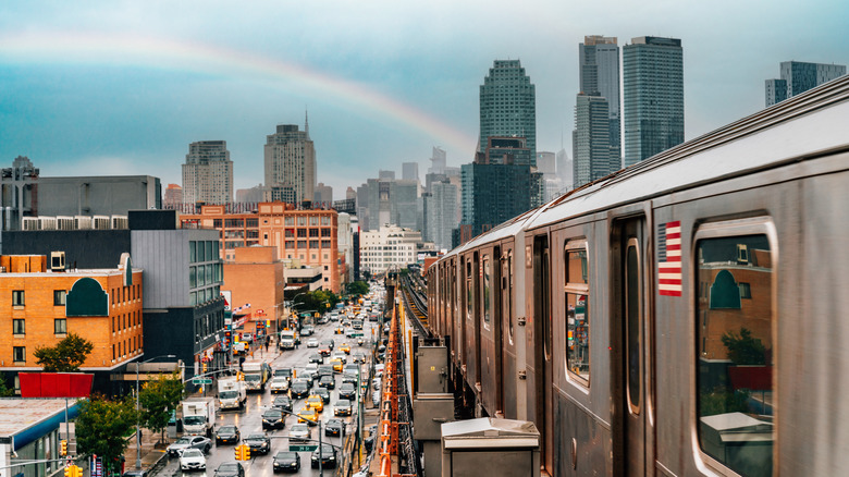 subway in Queens NYC