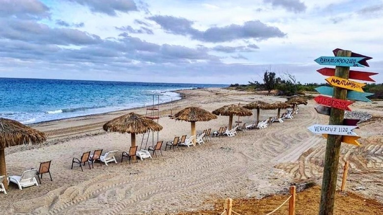 a beach in Islas Marías