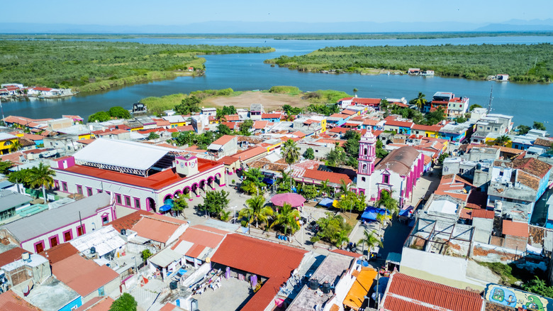 Mexcaltitán aerial view