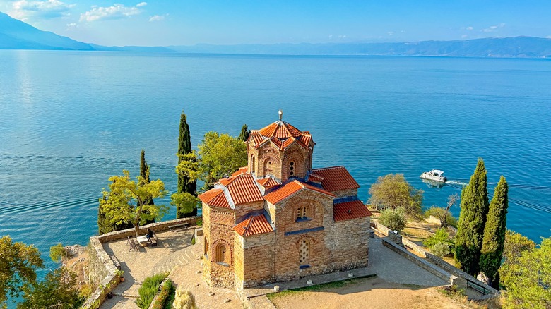 church in Lake Ohrid