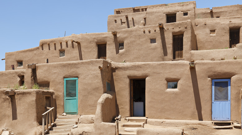 Typical building at Taos Pueblo