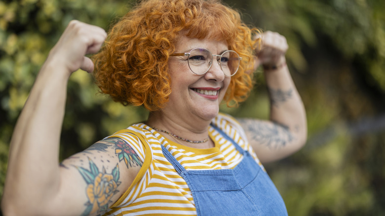 Woman with tattoos