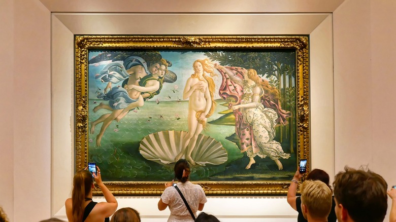 The Birth of Venus painting