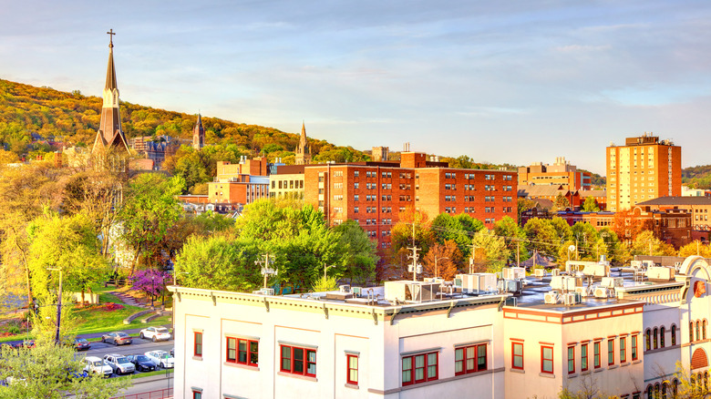 View of Bethlehem PA in daylight