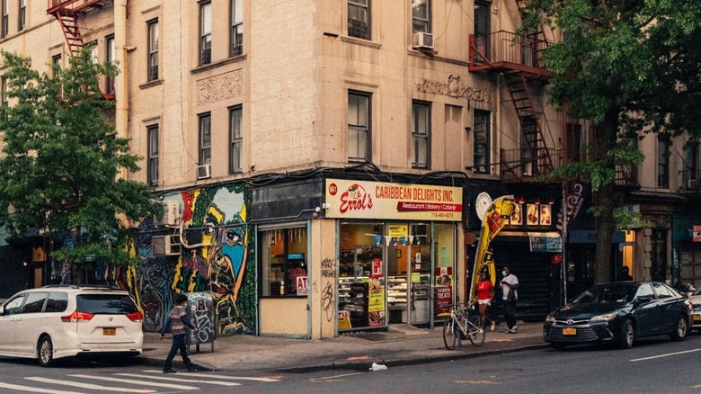 Little Caribbean neighborhood corner