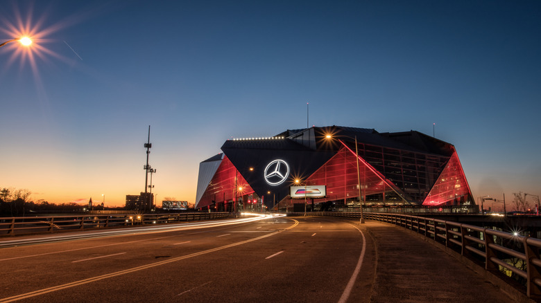 Mercedes-Benz Stadium in Atlanta, GA