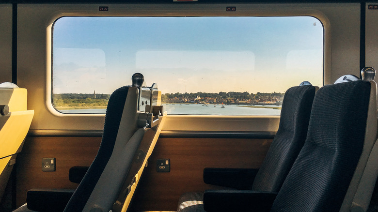 inside of a train