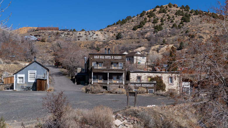 Gold Hill Hotel and saloon in Virginia City, Nevada