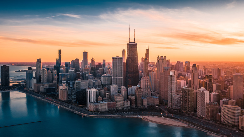 Lake Shore Drive aerial view