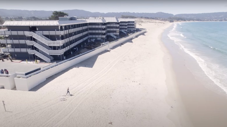 Aerial view of Monterey Beach Hotel