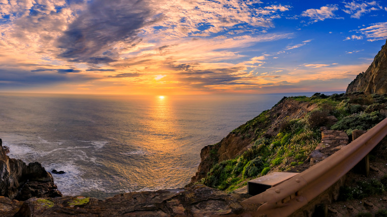 Devil's Slide Trail at sunset