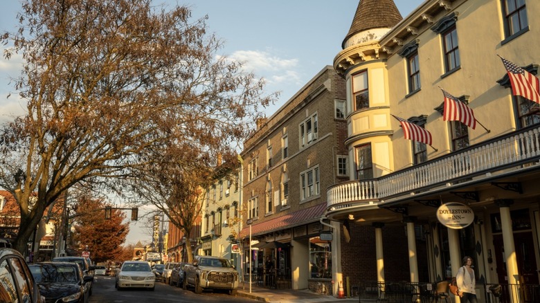 Downtown Doylestown streetscape