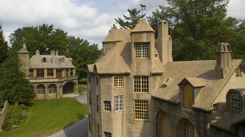 Doylestown's Fonthill Castle landscape