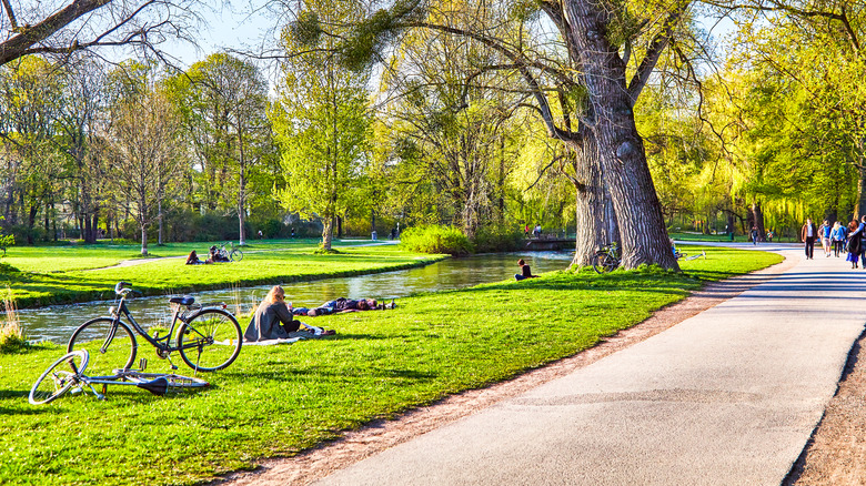 The English Garden in Munich