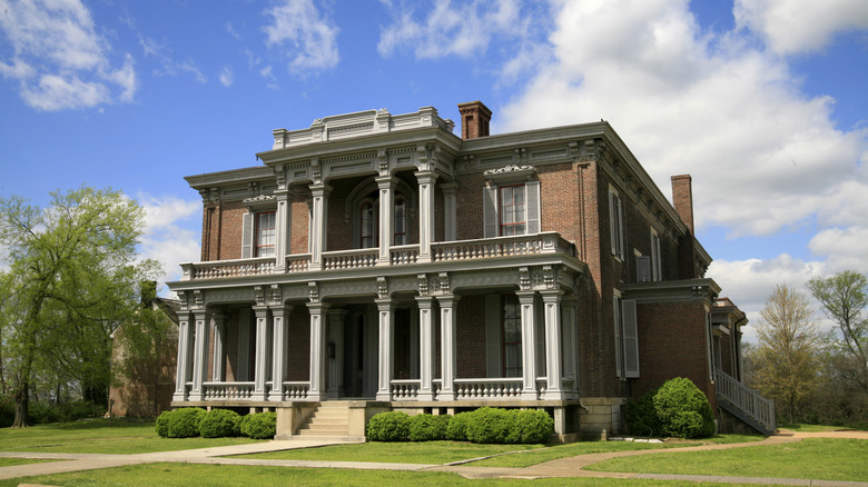 Two River Mansion on a sunny day