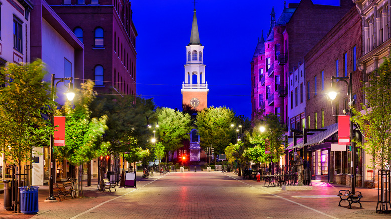 Church Street Marketplace in Burlington, Vermont