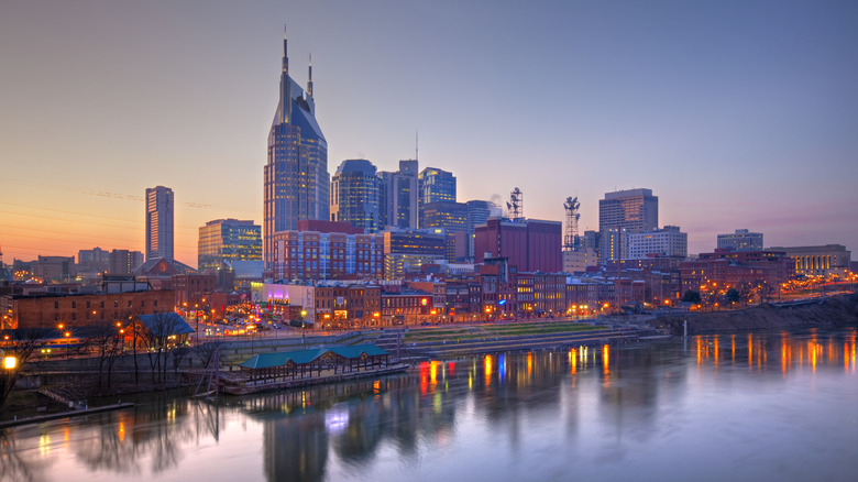 Cumberland river in Nashville, TN