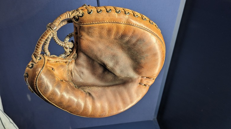 A Catcher's mitt from the Yogi Berra museum