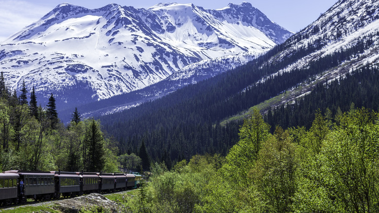 The White Pass and Yukon Route Railroad in Alaska