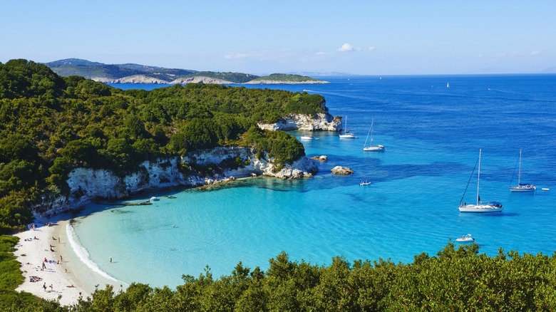 View of Voutoumi Beach