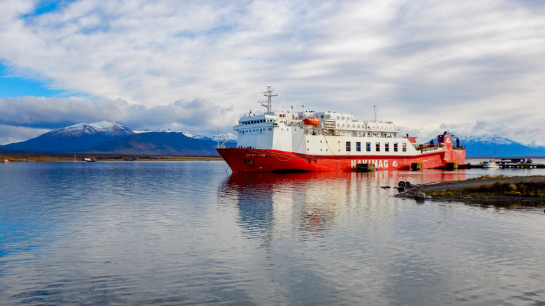 The Navimag ferry in Puerto Natales