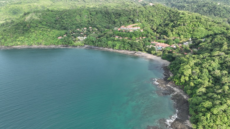 Aerial view of Playa Panama