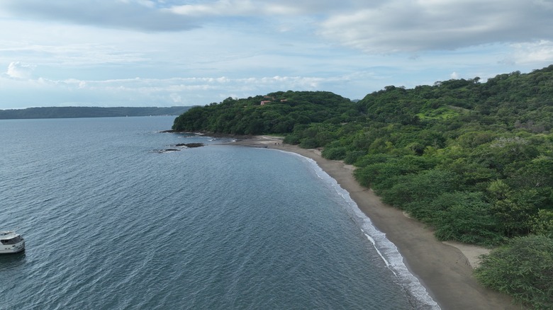 Aerial view of Playa Panama, Costa Rica