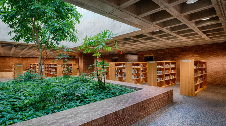 Interior of the Cleo Rogers Memorial Library in Columbus, Indiana