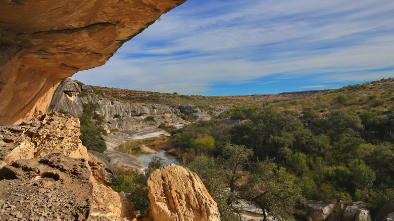 View of canyon at Seminole Canyon State Park & Historic Site